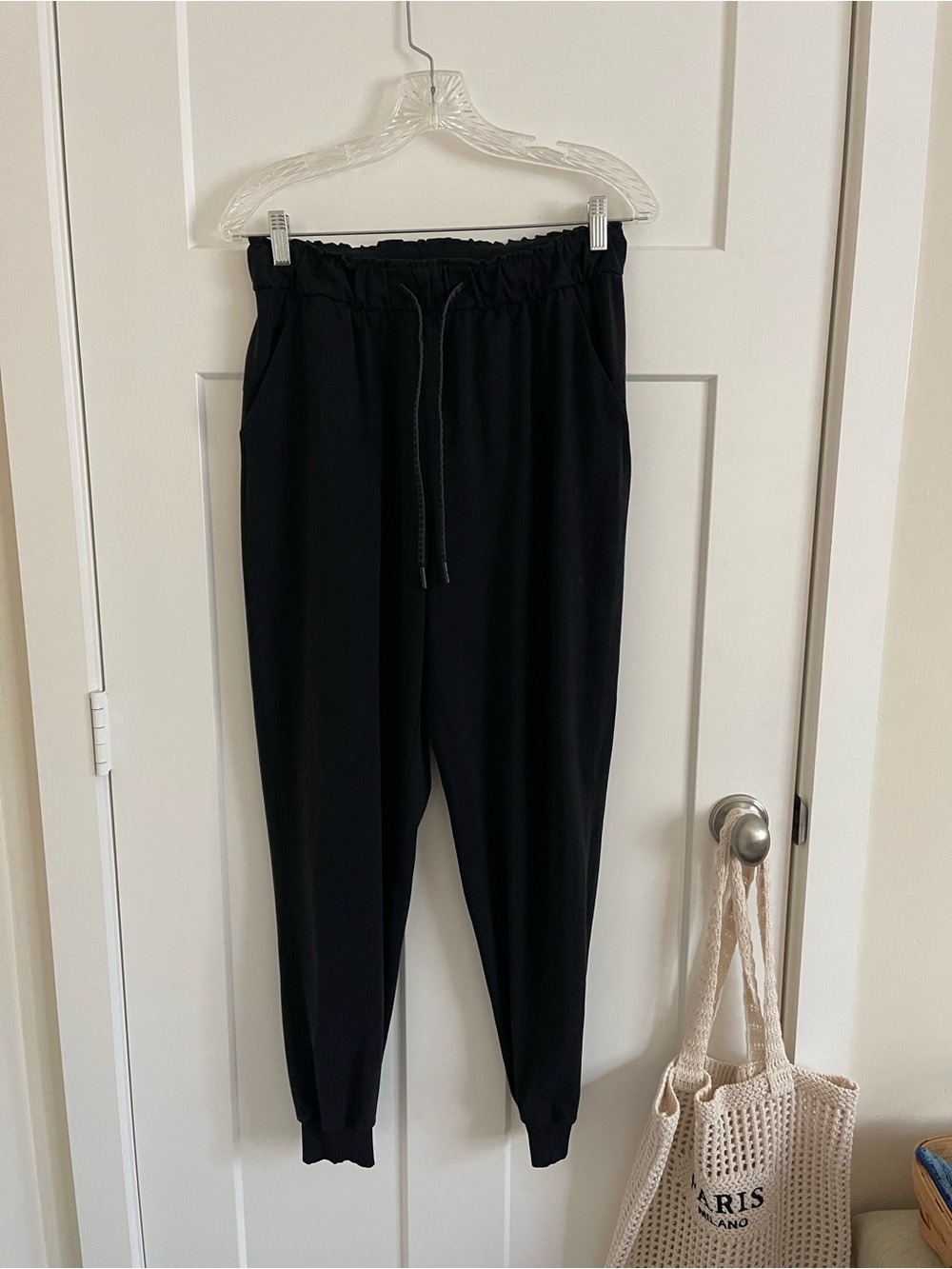 Lululemon Classic Black Drawstring Joggers